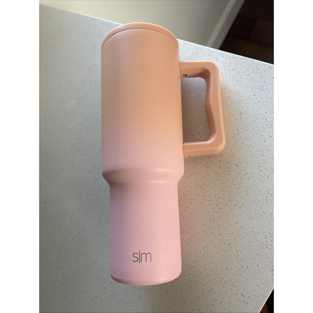 The slm Simple Modern Handle Stainless Steel Tumbler 40oz Pink Ombré - No Straw
